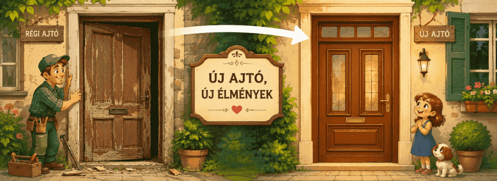 Régi és új ajtó